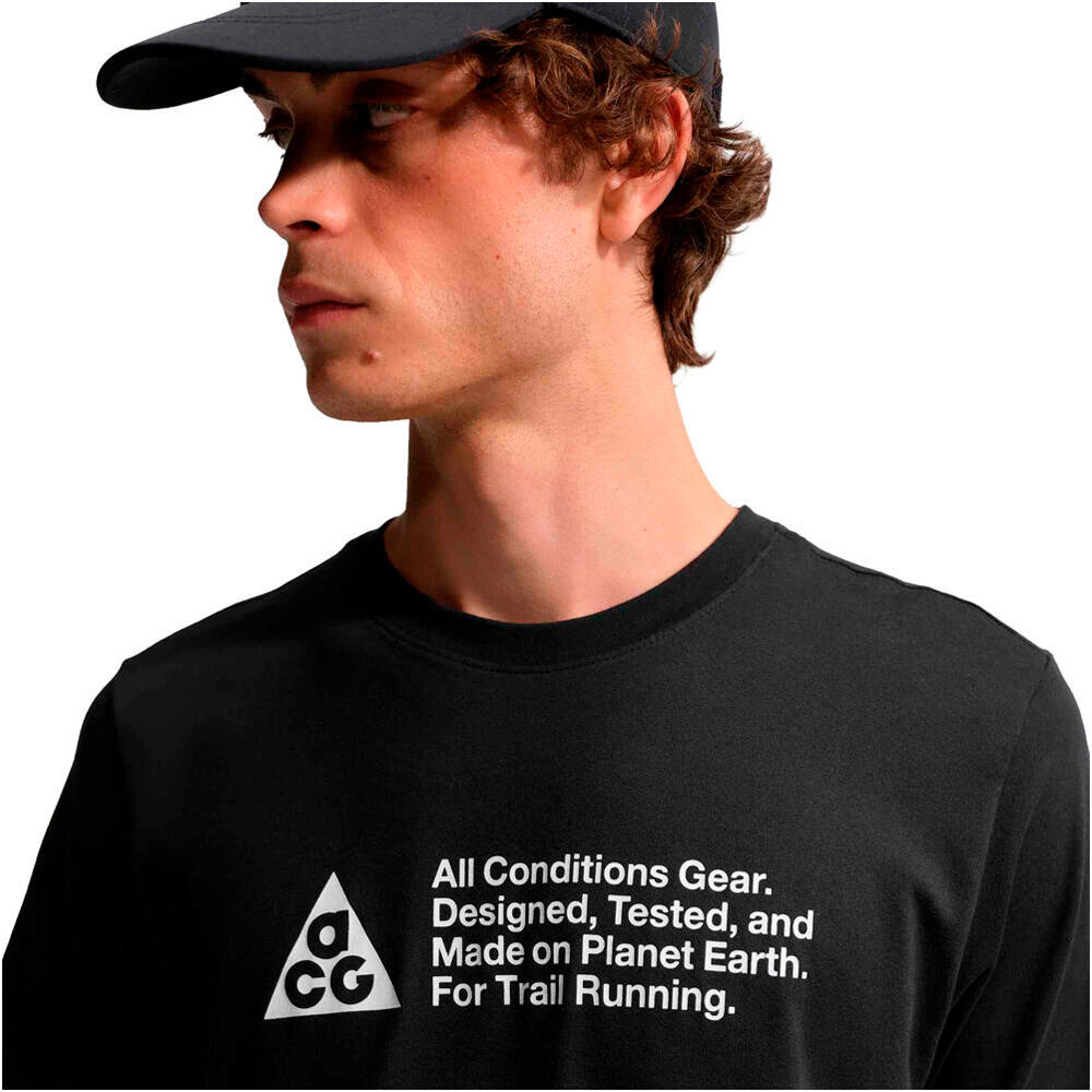 Nike camisetas trail running manga corta hombre DRI-FIT ACG GRIS 04