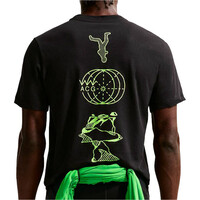 Nike camisetas trail running manga corta hombre DRI-FIT ACG TRAIL ENERGY NEGRO vista trasera