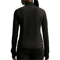 Nike camisetas trail running manga larga mujer W ACG TRAIL DF HZ MIDLAYER GRIS vista trasera