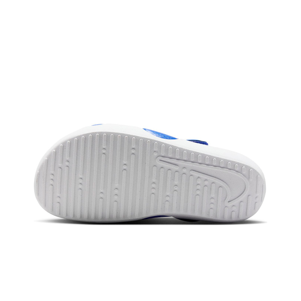 Nike chanclas niño SUNRAY PROTECT 4 AZUL vista superior