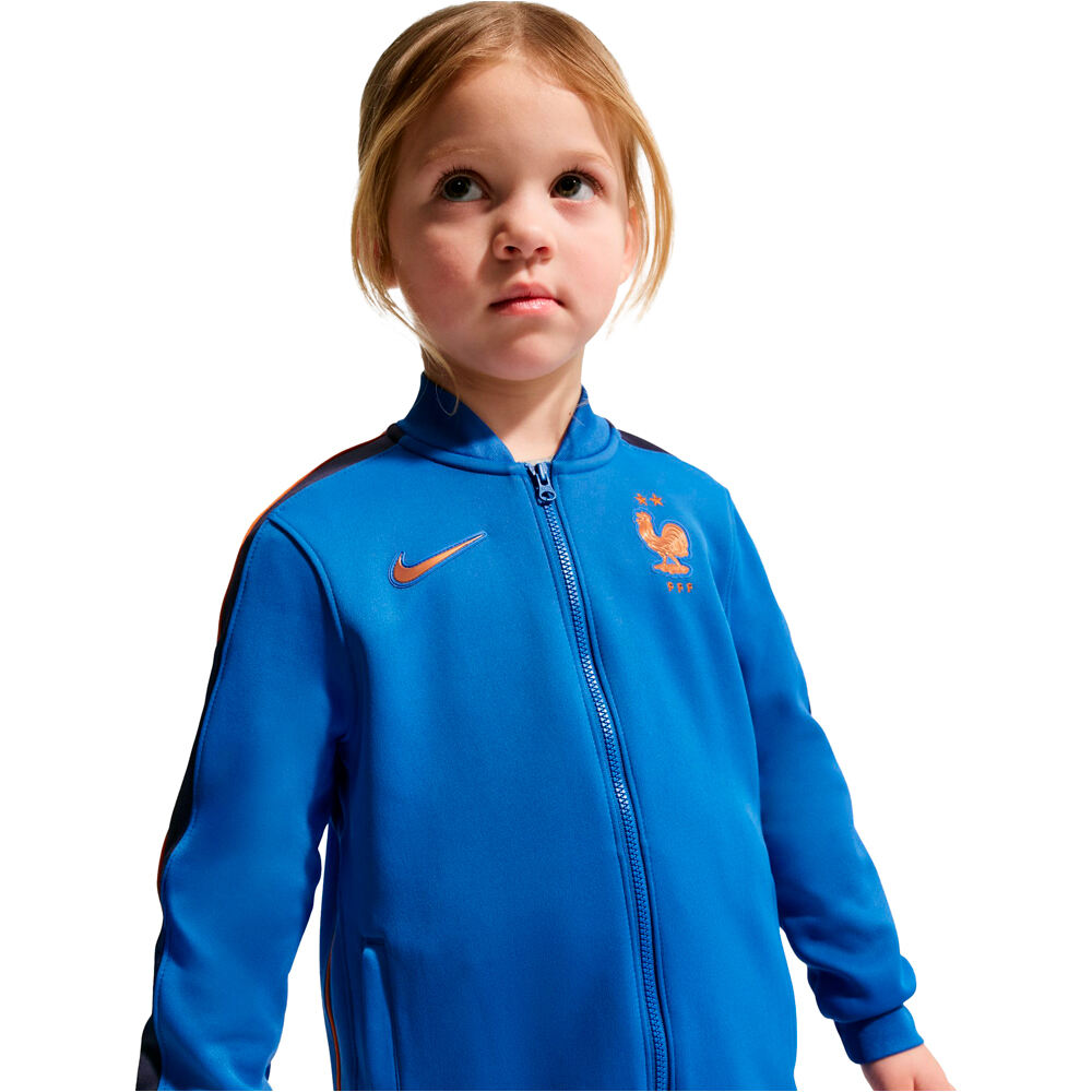 Nike chándal junior FFF LK NK DF STRK TRK SUIT K AZUL vista detalle