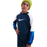 Nike chándal niño DRI-FIT SPORTSWEAR AZUL vista detalle