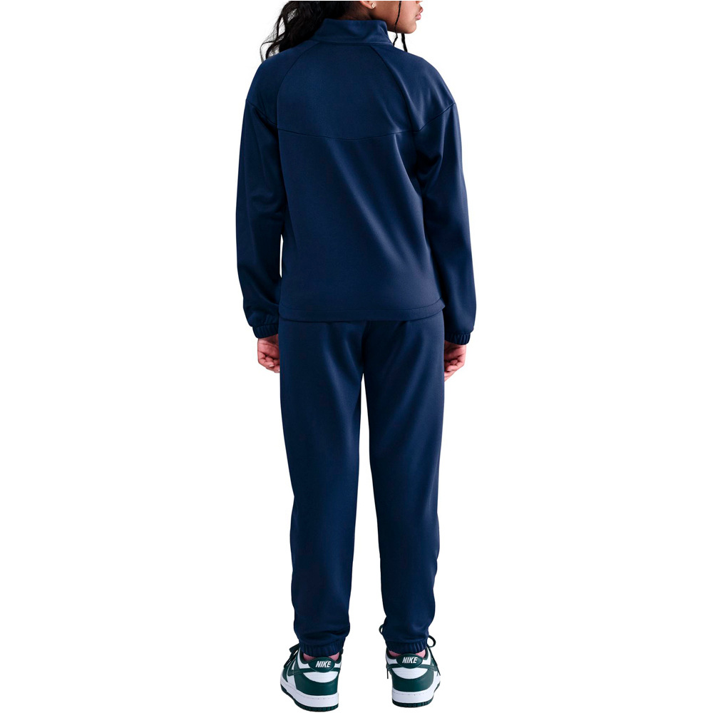 Nike chándal niño DRI-FIT SPORTSWEAR AZUL vista trasera