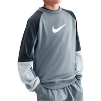 Nike chándal niño DRI-FIT SPORTSWEAR GRIS vista detalle