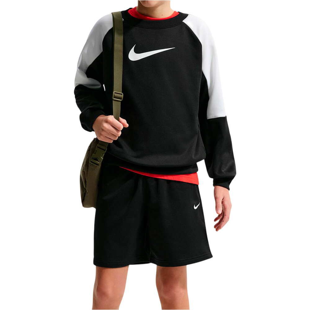 Nike chándal niño SPORTSWEAR GRIS vista frontal