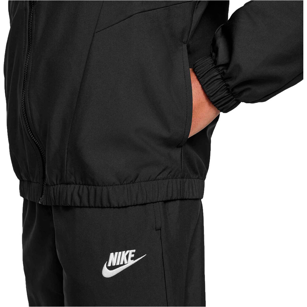 Nike chándal niño SPORTSWEAR NEGRO vista detalle