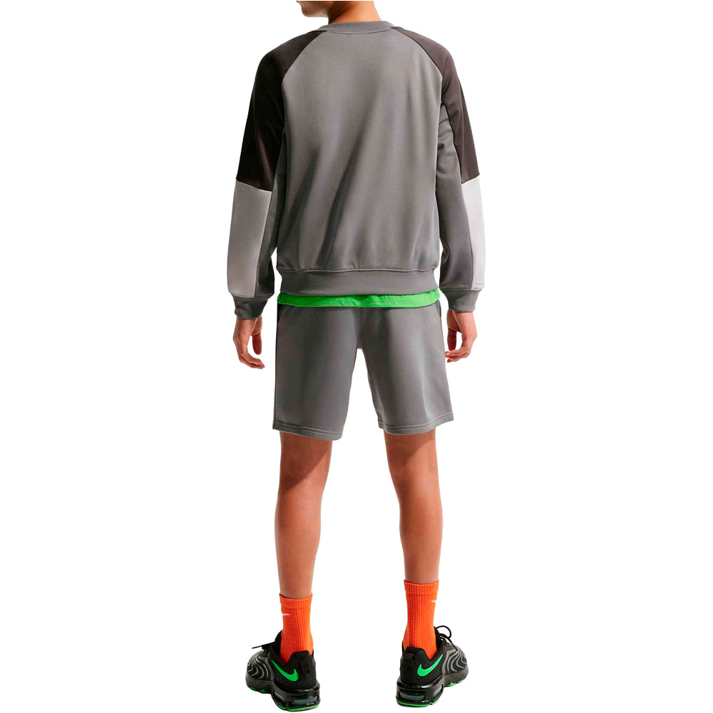 Nike chándal niño SPORTSWEAR NEGRO vista trasera