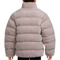 Nike chaqueta niña K NSW ADP TF PUFFER MTRL VNR MARRON vista trasera