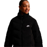 Nike chaqueta niña THERMA-FIT SPORTSWEAR NEGRO 03