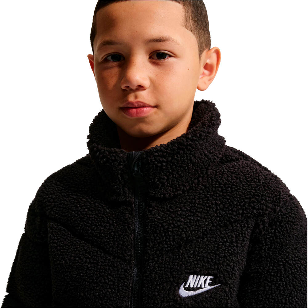 Nike chaqueta niña THERMA-FIT SPORTSWEAR NEGRO 04
