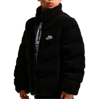 Nike chaqueta niña THERMA-FIT SPORTSWEAR NEGRO vista detalle