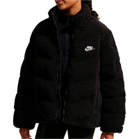 Nike chaqueta niña THERMA-FIT SPORTSWEAR NEGRO vista frontal