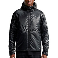 Nike CHAQUETA RUNNING HOMBRE M NK TF MILER AEROLAYER JKT NEGRO vista frontal