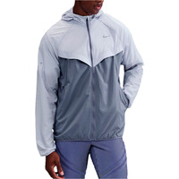 Nike CHAQUETA RUNNING HOMBRE STRIDE REPEL UV AZUL vista frontal
