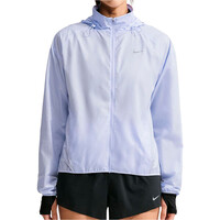 Nike CHAQUETA RUNNING MUJER W NK TEMPO REPEL JKT MORADO vista frontal