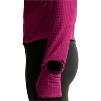 Nike CHAQUETA RUNNING MUJER W NK TF SWIFT HOODED LS TOP ROJO 04