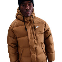 Nike chaquetas hombre M NK SF CLUB PARKA 550 MARRON vista detalle