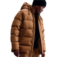 Nike chaquetas hombre M NK SF CLUB PARKA 550 MARRON vista frontal
