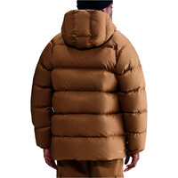 Nike chaquetas hombre M NK SF CLUB PARKA 550 MARRON vista trasera