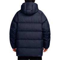 Nike chaquetas hombre M NK TF CLUB PARKA 650 GRIS vista trasera