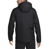 Nike chaquetas hombre THERMA-FIT UNLIMITED NEGRO vista trasera
