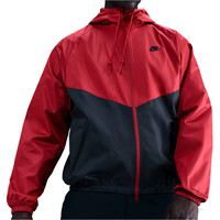 Nike chaquetas hombre WINDRUNNER ROJO vista frontal