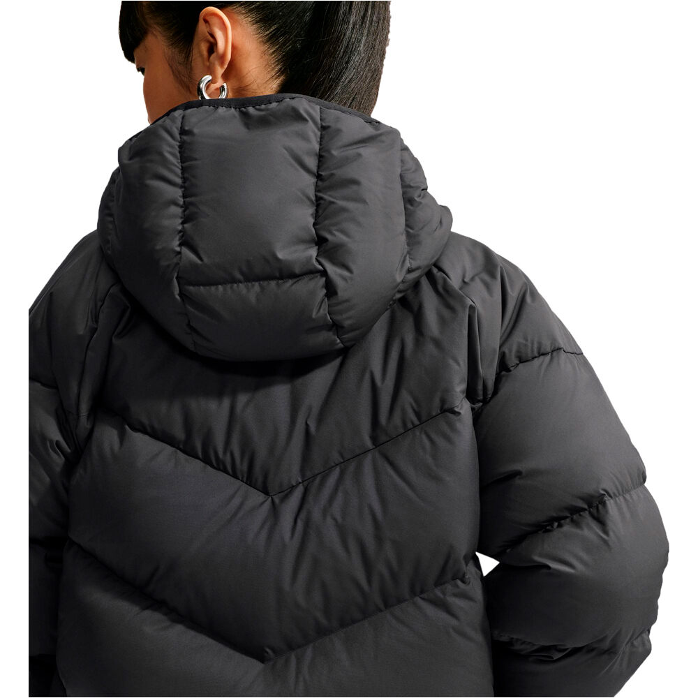 Nike chaquetas mujer W NK SF DWN WPFR WRMST HD JKT NEGRO 03
