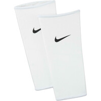 Nike espinilleras GUARD LOCK SLEEVES BLANCO vista frontal
