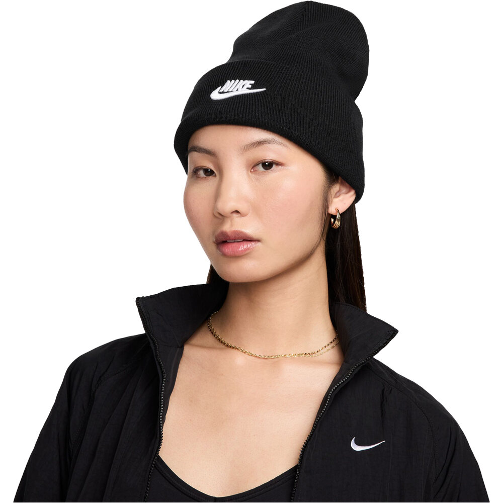 Nike gorro esquí hombre PEAK NEGRO vista frontal