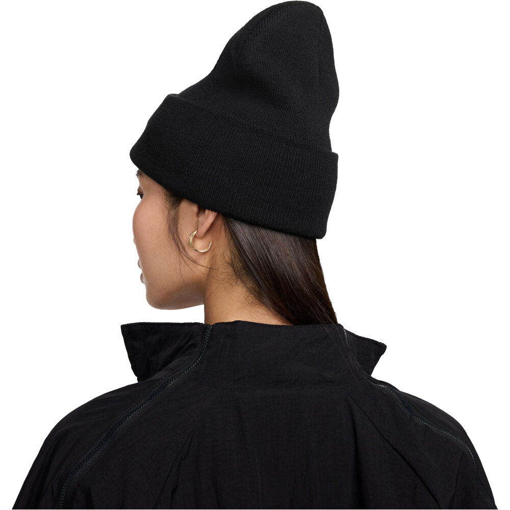 Nike gorro esquí hombre PEAK NEGRO vista trasera