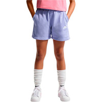 Nike malla corta niña SPORTSWEAR CLUB MORADO vista frontal