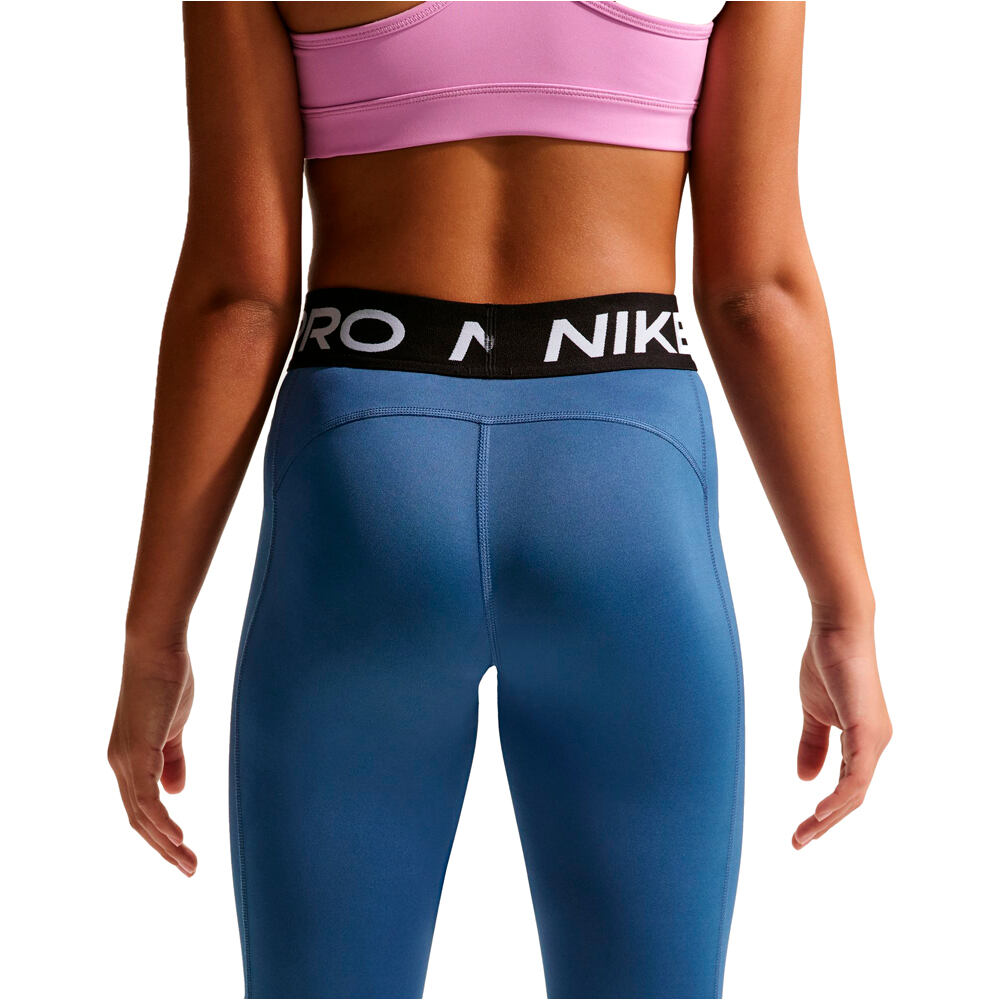 Nike malla larga niña DRI-FIT PRO AZUL 03