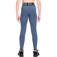 Nike malla larga niña PRO AZUL vista trasera