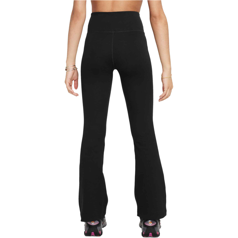 Nike malla larga niña SPORTSWEAR CLUB NEGRO vista trasera