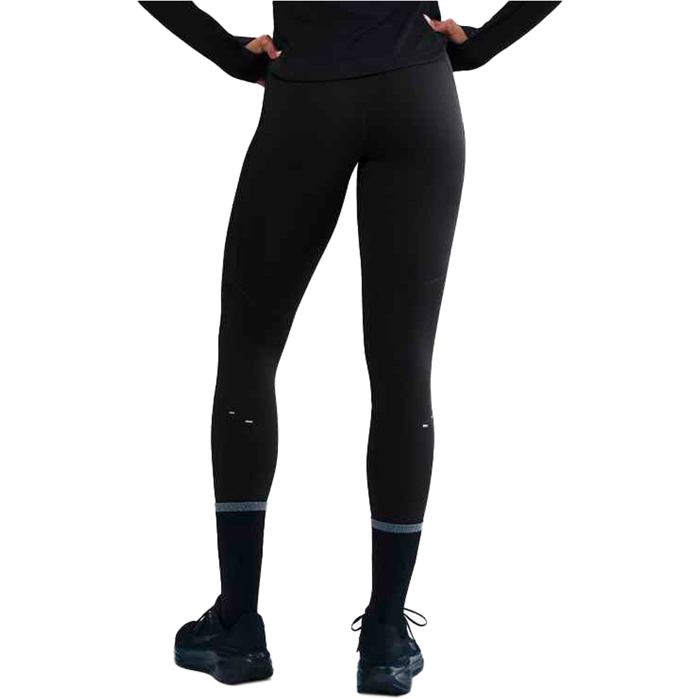 Nike malla larga running mujer DRI-FIT TEMPO NEGRO vista trasera