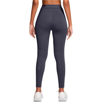 Nike malla larga running mujer W NK DF TEMPO HR 7/8 TGHT GRIS vista trasera