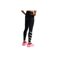 Nike malla larga running mujer W NK TEMPO DF 7/8 HR FLSH TGT NEGRO vista trasera