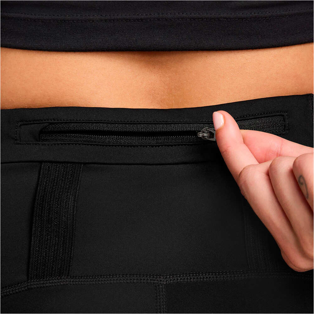 Nike mallas trail running largas mujer DRI-FIT TRAIL NEGRO vista detalle