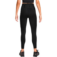 Nike mallas trail running largas mujer DRI-FIT TRAIL NEGRO vista trasera