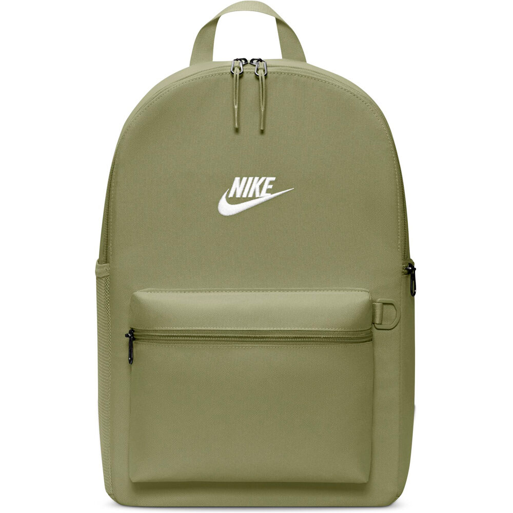 Nike mochila deporte NK HERITAGE BACKPACK 2.0 VERDE vista frontal
