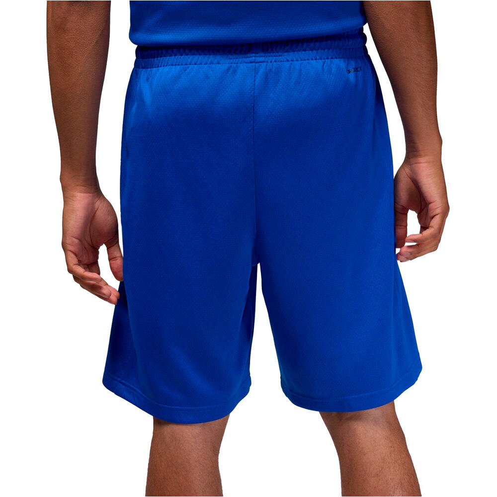 Nike pantalón baloncesto FRA M NK LMTD SHRT ROAD O 24 AZUL vista trasera