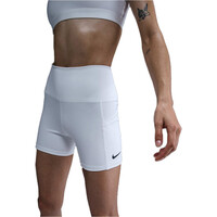 Nike pantalon corto tenis mujer DRI-FIT COURT BALL BLANCO vista detalle