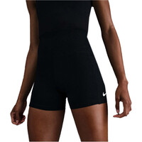 Nike pantalon corto tenis mujer DRI-FIT COURT NEGRO vista detalle