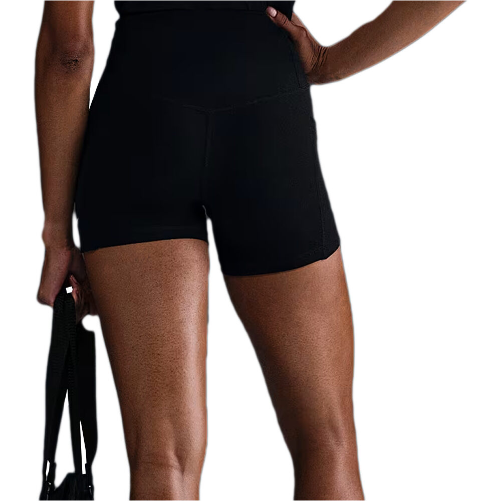 Nike pantalon corto tenis mujer DRI-FIT COURT NEGRO vista trasera