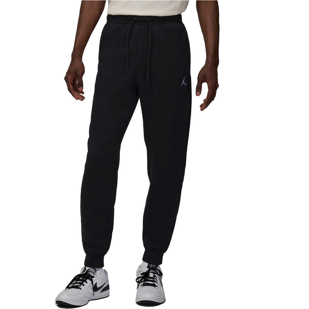 Nike pantalón hombre JORDAN BROOKLYN NEGRO vista frontal