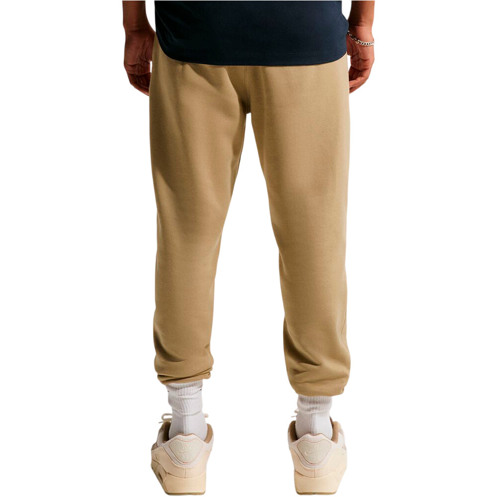 Nike pantalón hombre M NK CLUB BB JOGGER MARRON vista trasera