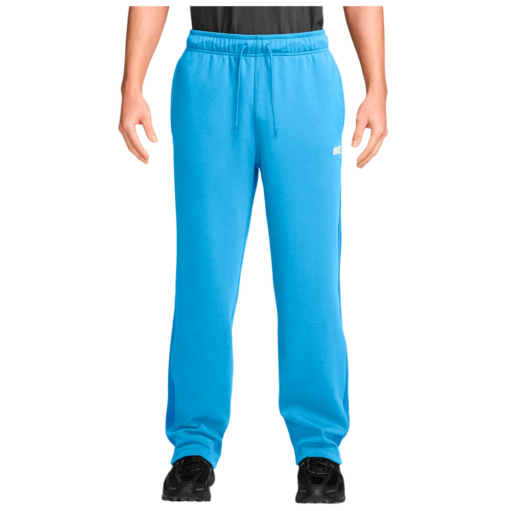 Nike pantalón hombre M NK CLUB VARSITY OH PANT AZUL vista frontal