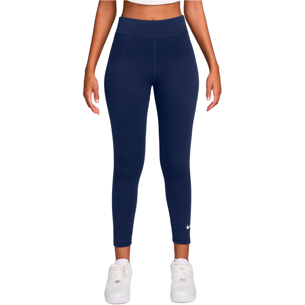 Nike pantalón mujer SPORTSWEAR CLASSIC AZUL vista frontal