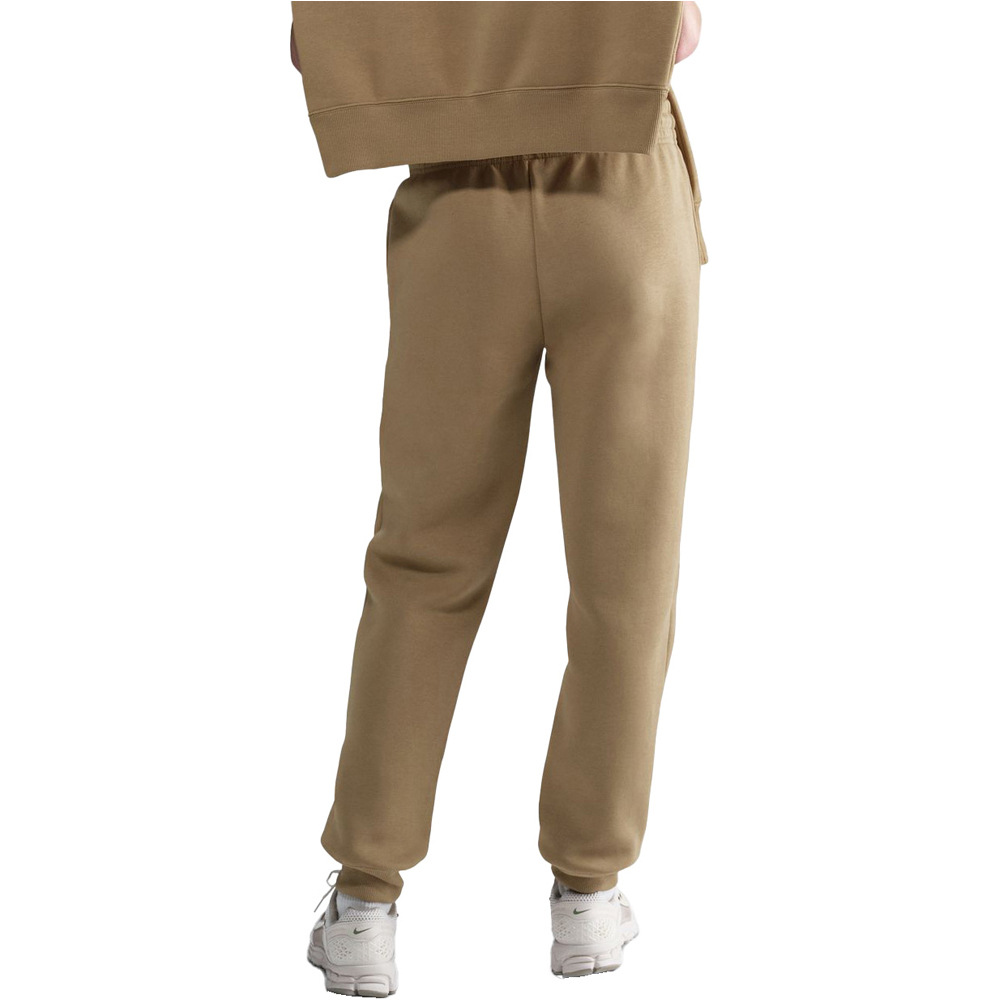 Nike pantalón mujer SPORTSWEAR PHOENIX MARRON vista trasera