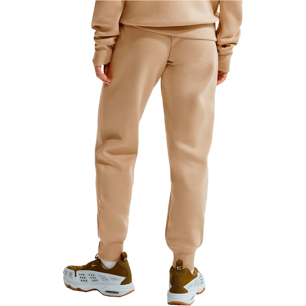 Nike pantalón mujer SPORTSWEAR PHOENIX MARRON vista trasera